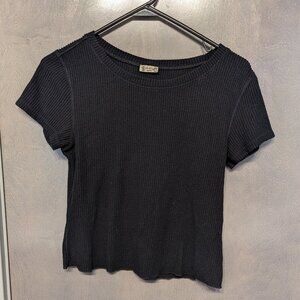 Free People Cropped Shirt - M